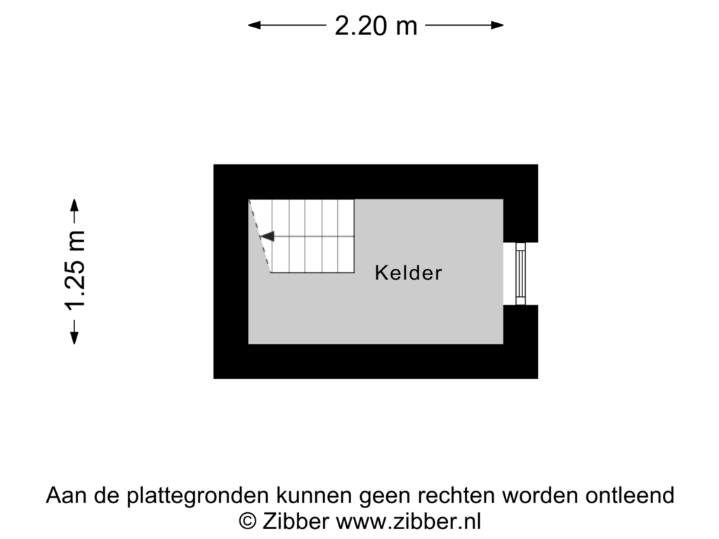 Bekijk plattegrond van Kelder van Heistraat 56