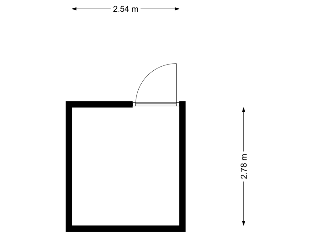 Bekijk plattegrond van Berging van NDSM-straat 117