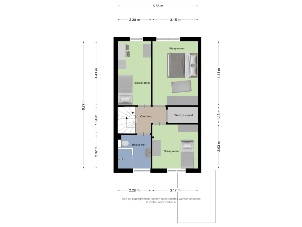 Bekijk plattegrond van Eerste Verdieping van Breklenkamp 85