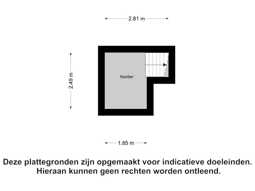 Bekijk plattegrond van Kelder van Enkstraat 2