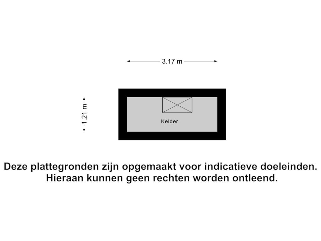 Bekijk plattegrond van Garage Kelder van Enkstraat 2