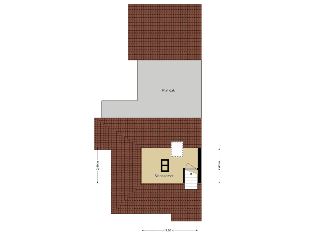 Bekijk plattegrond van 2e Verdieping van Wageningsestraat 71