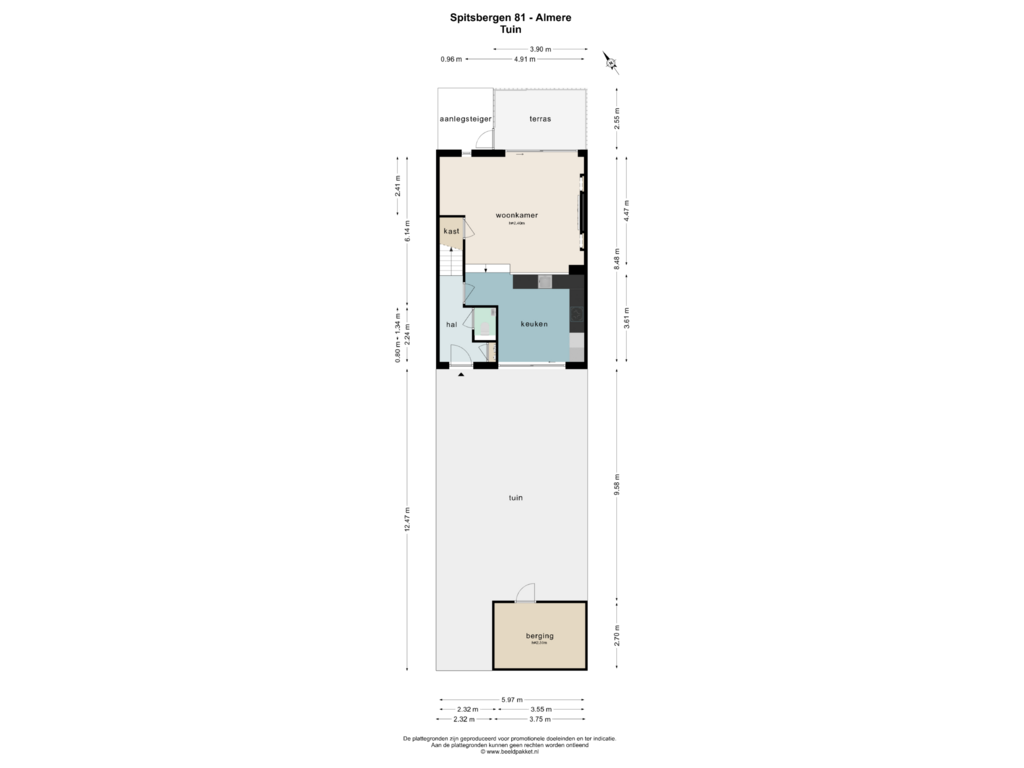 Bekijk plattegrond van TUIN van Spitsbergen 81