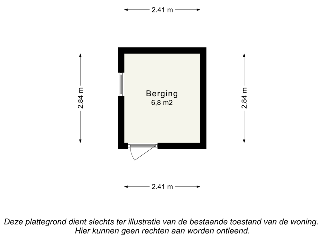 Bekijk plattegrond van Berging van Staringstraat 16