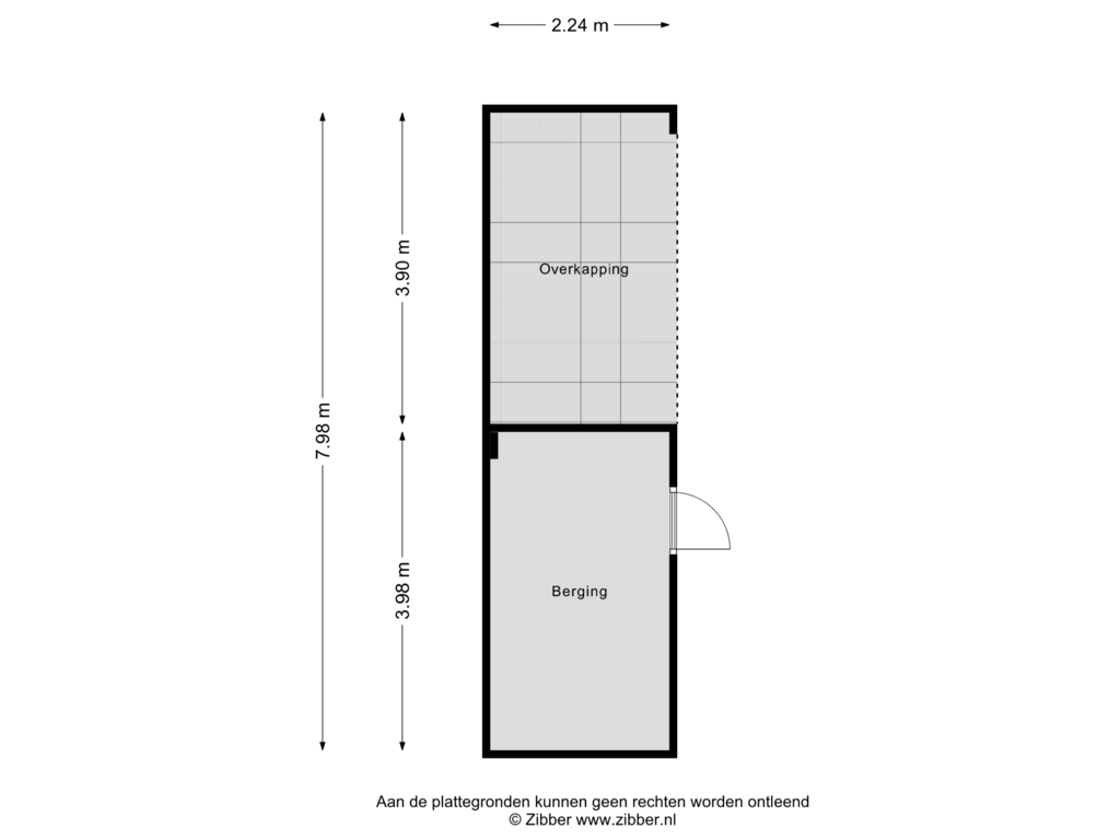 Bekijk plattegrond van Berging van Damastbloem 17