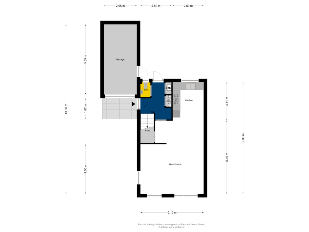 View floorplan of Begane Grond of Kleefkruid 48