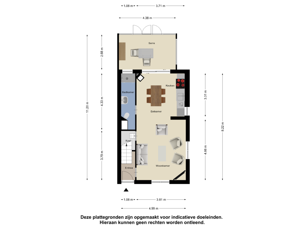 Bekijk plattegrond van Begane grond van Kortelaan 31