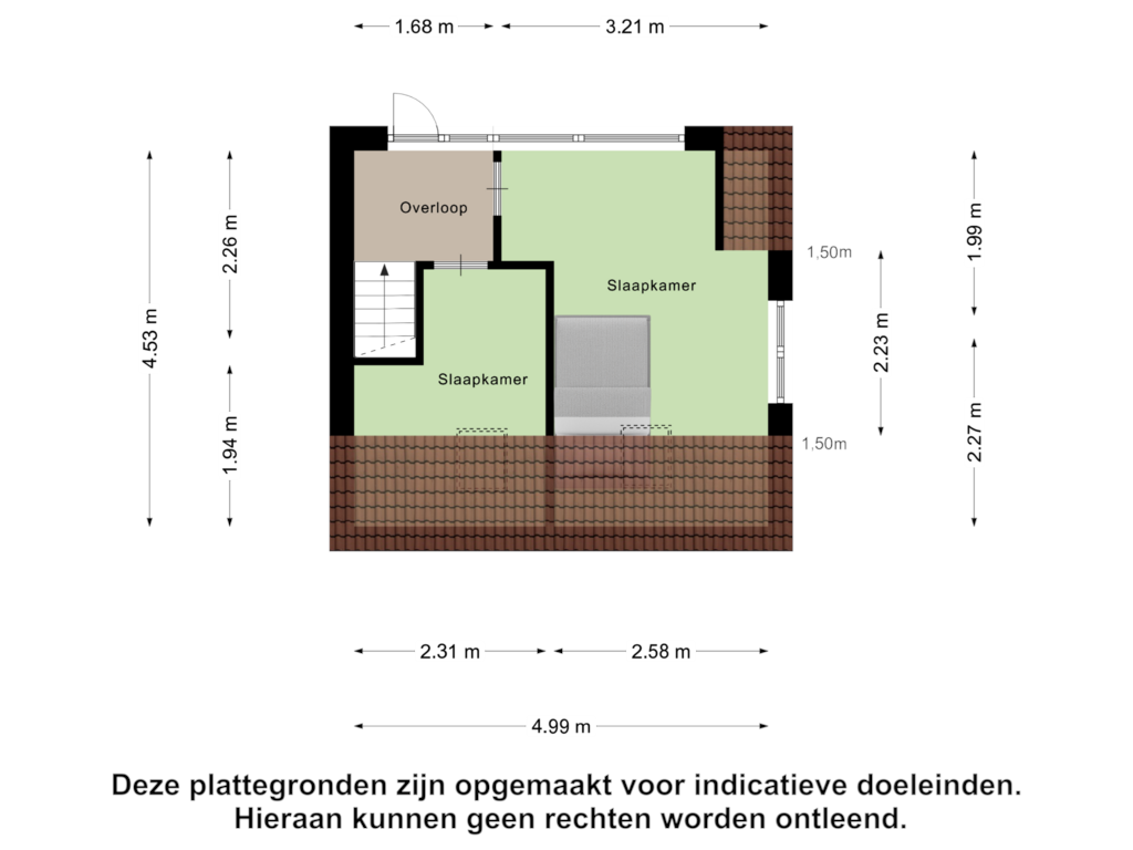 Bekijk plattegrond van Eerste Verdieping van Kortelaan 31