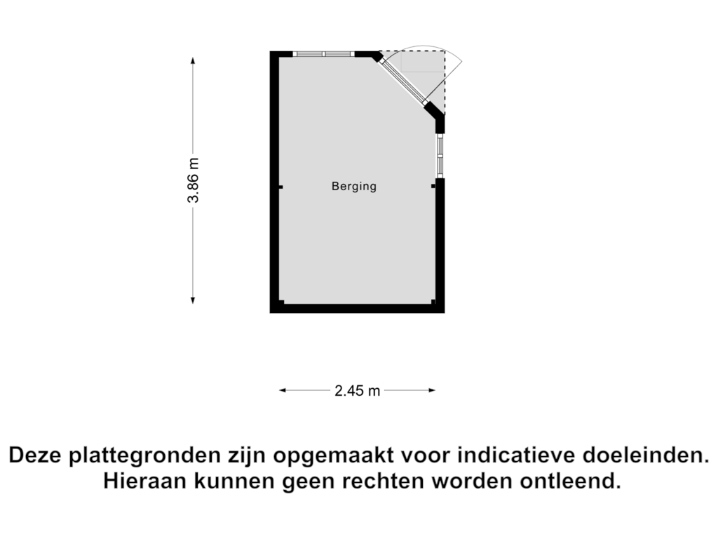 Bekijk plattegrond van Berging van Brouwershof 12