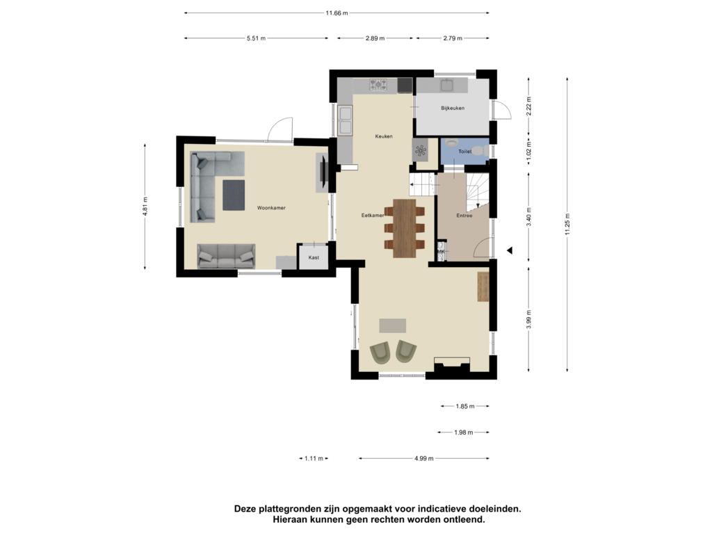 Bekijk plattegrond van Begane Grond van Tragel West 67