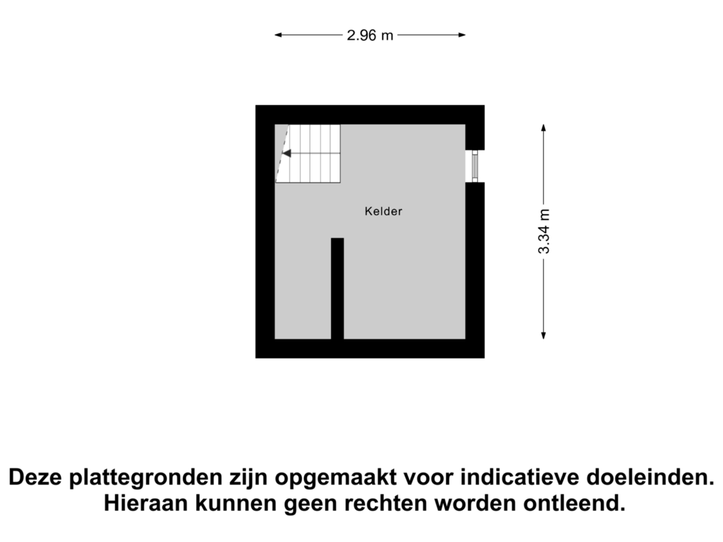 Bekijk plattegrond van Kelder van Tragel West 67