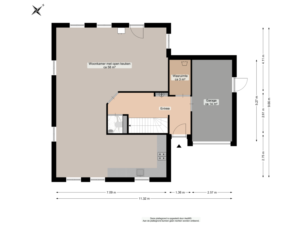 Bekijk plattegrond van Begane grond van Pelmolen 8