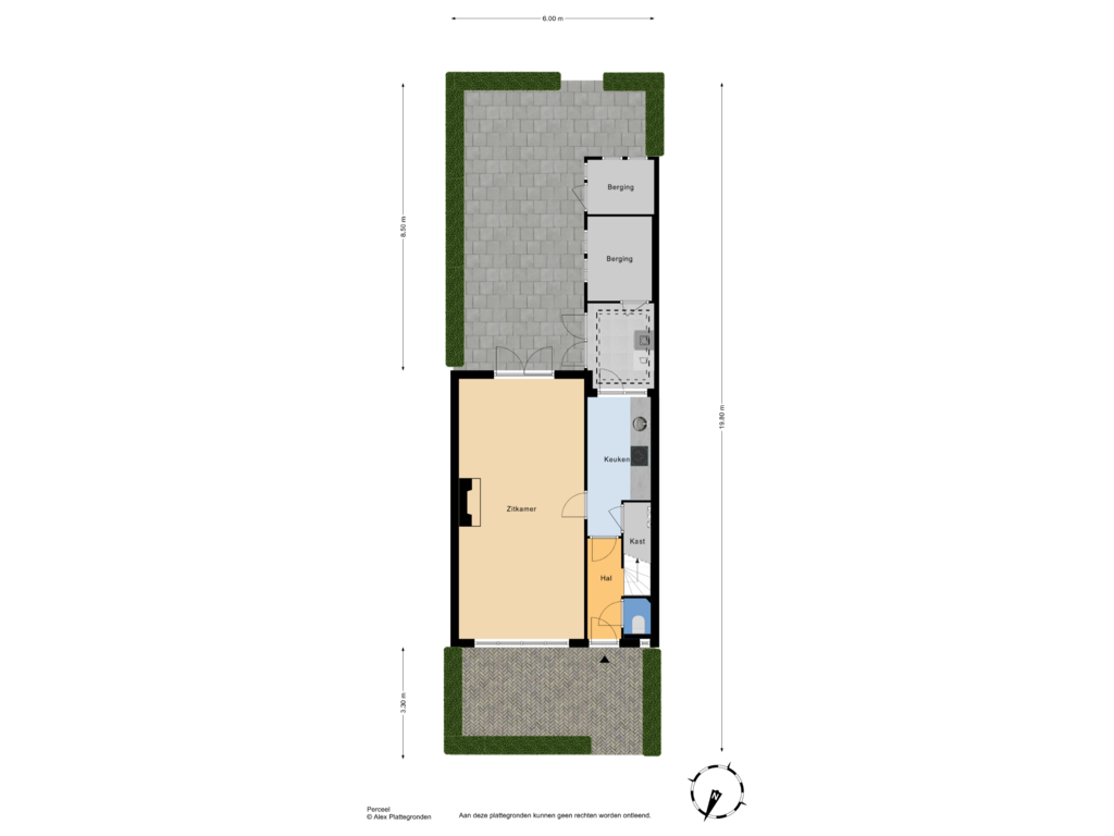 Bekijk plattegrond van Perceel van Verkadestraat 8