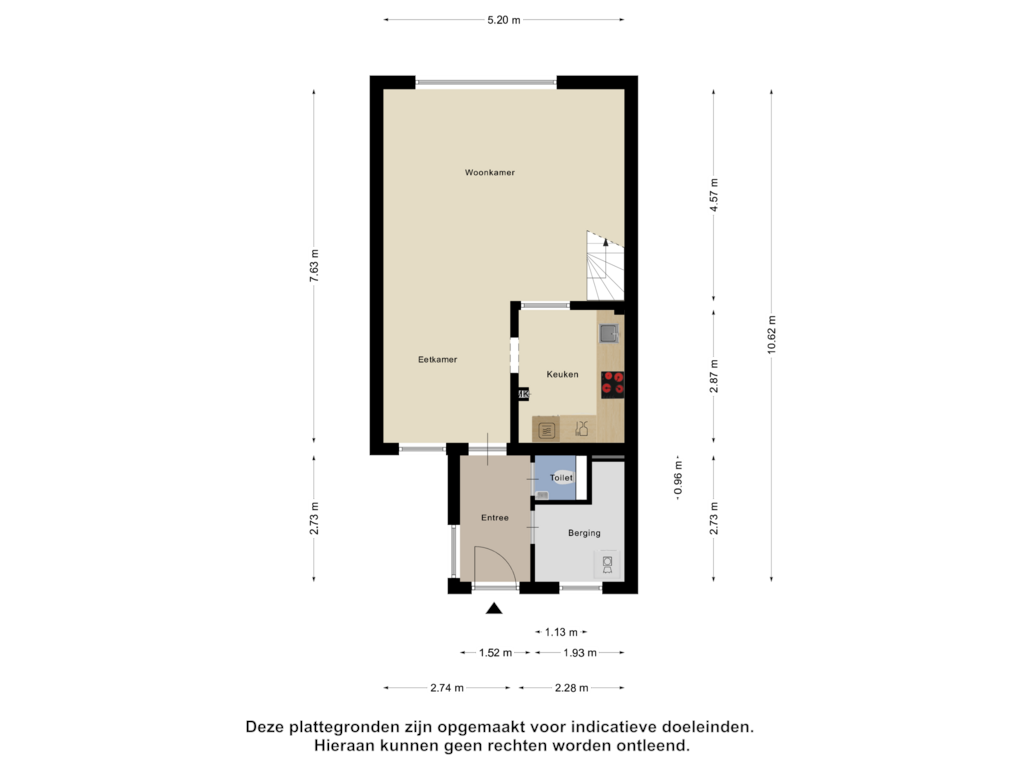 Bekijk plattegrond van Begane Grond van Westersingel 20