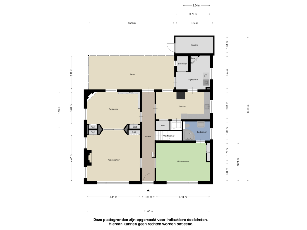 Bekijk plattegrond van Begane Grond van Poststraat 3-A