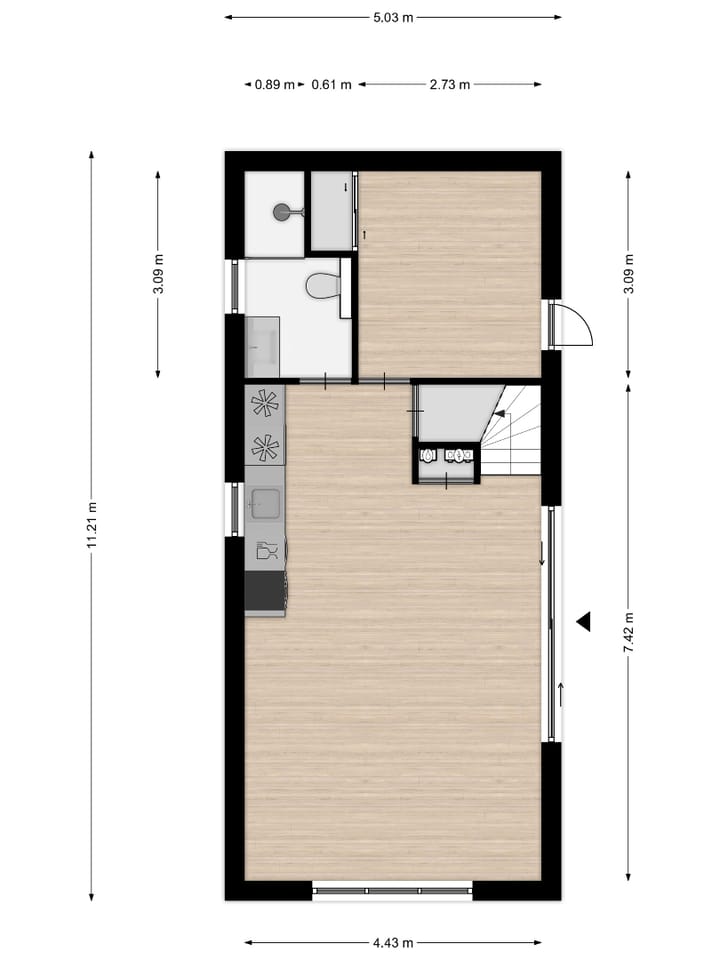 Foto 28 van Zuiderdwarsdijk 38-DEMO