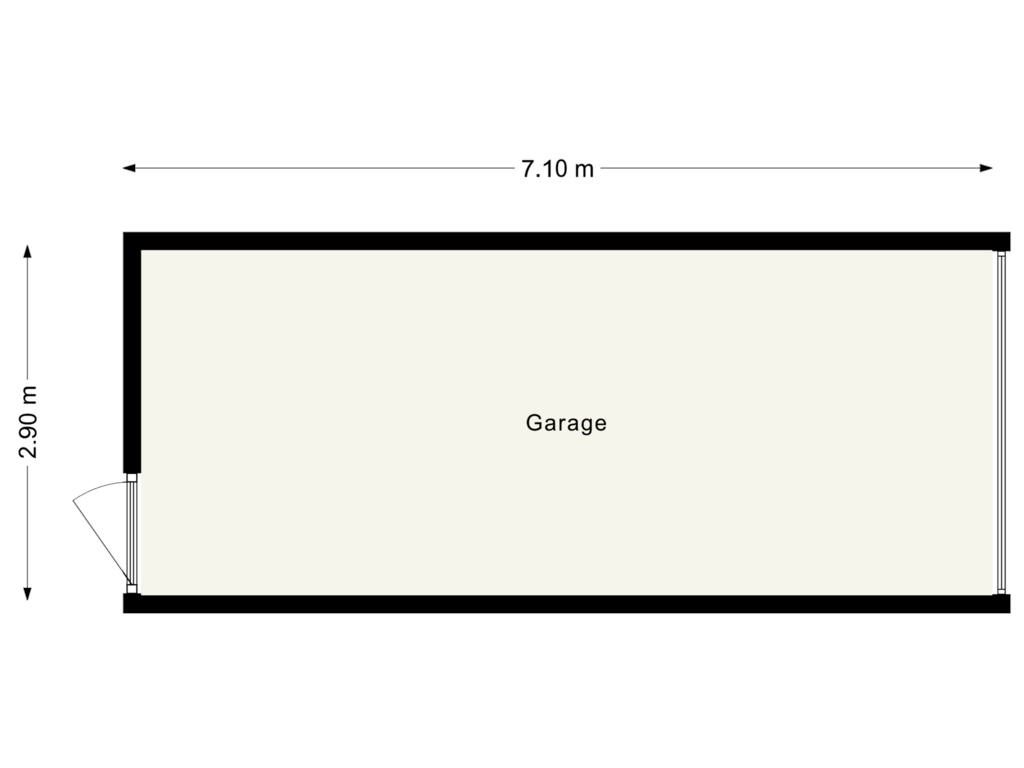 Bekijk plattegrond van Garage van Koningin Emmalaan 78