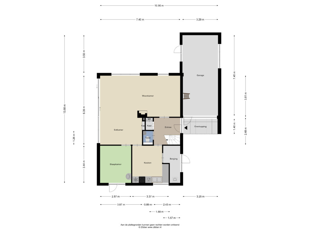 View floorplan of Begane Grond of Balkerweg 4-C