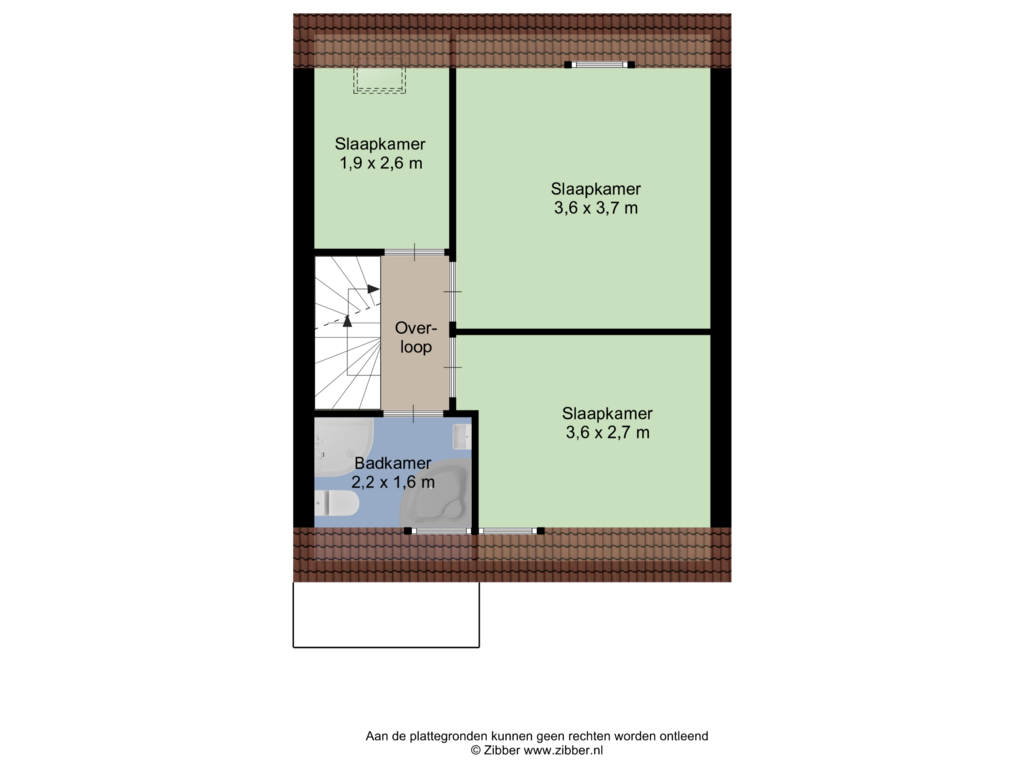 Bekijk plattegrond van Eerste verdieping van van Rummenstraat 9