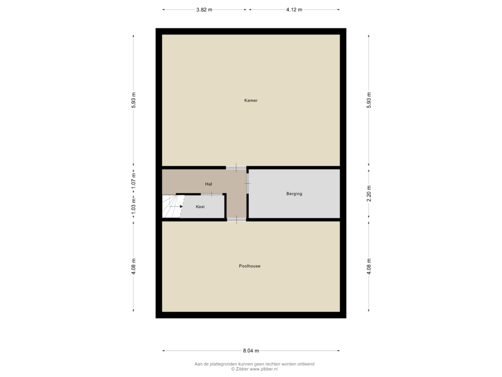 Bekijk plattegrond van Souterrain van Ooldselaan 28