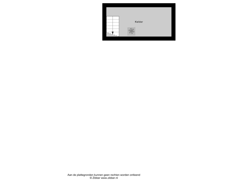 Bekijk plattegrond van Kelder van Stuivezandseweg 59