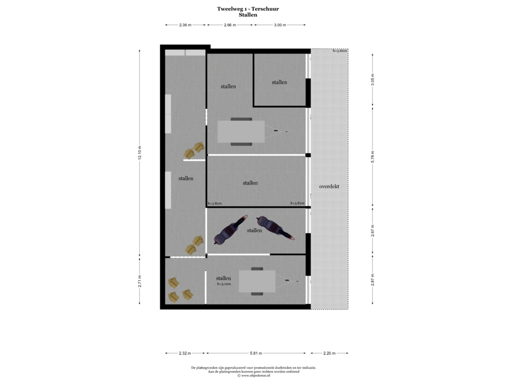 View floorplan of STALLEN of Tweelweg 1