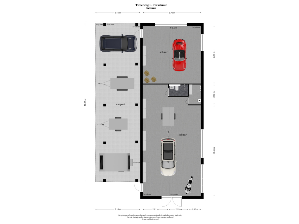 View floorplan of SCHUUR of Tweelweg 1