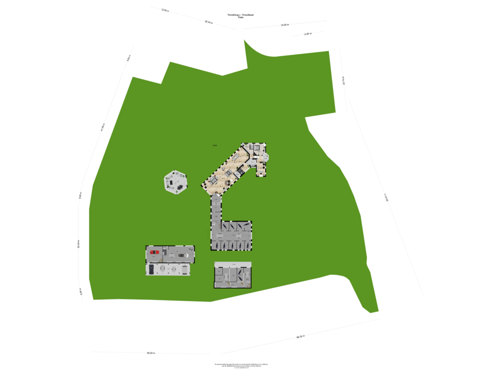 View floorplan of TUIN of Tweelweg 1