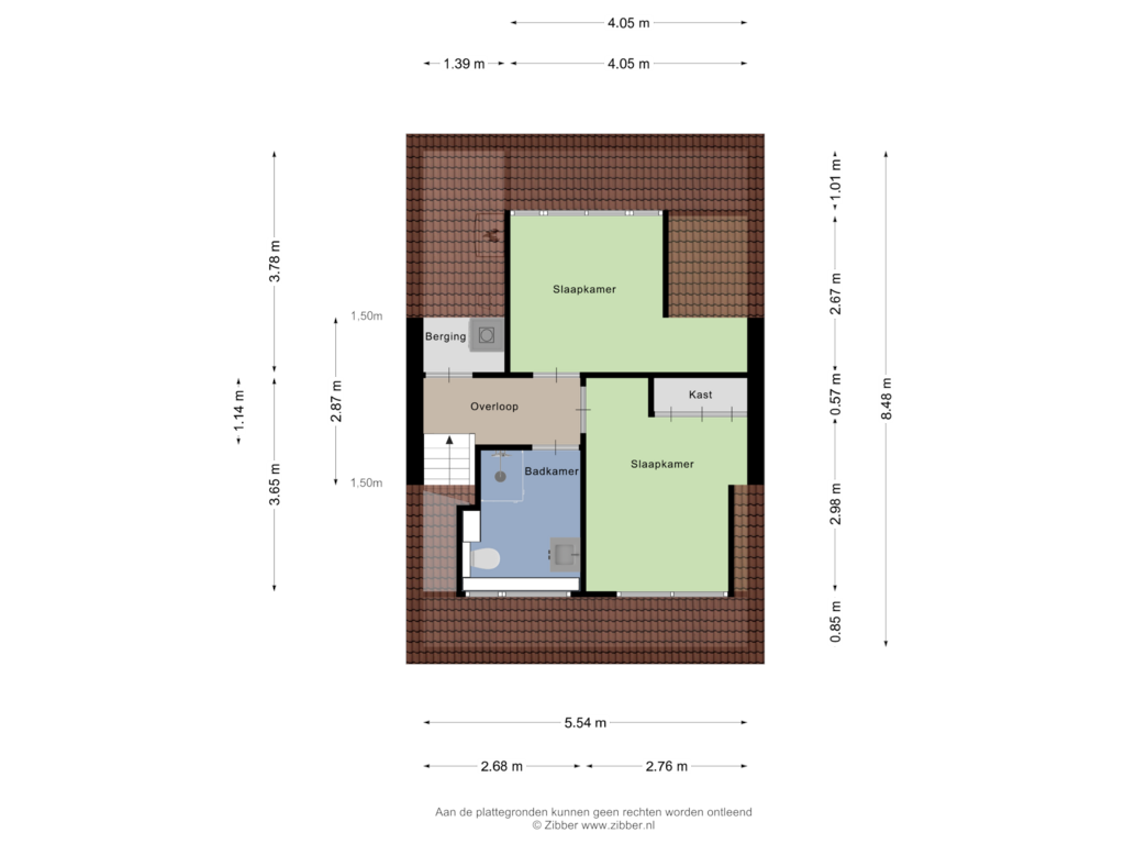 Bekijk plattegrond van Tweede Verdieping van Dinsdagse Wetering 2