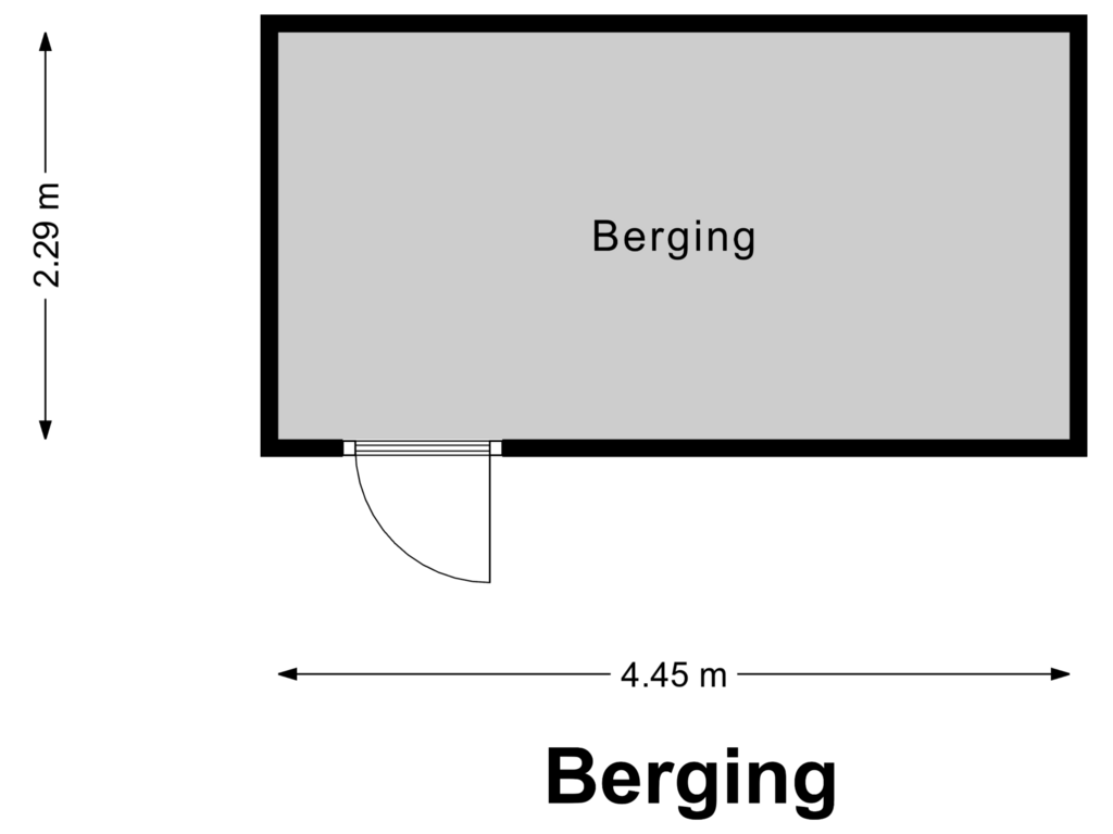 Bekijk plattegrond van Berging van Koninginnelaan 108