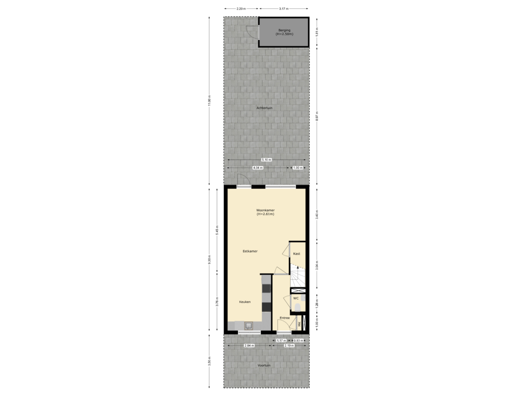 Bekijk plattegrond van perceel van Iepenlaan 10