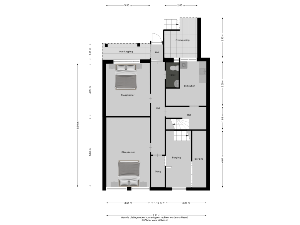 View floorplan of Souterrain of Dijkstraat 15