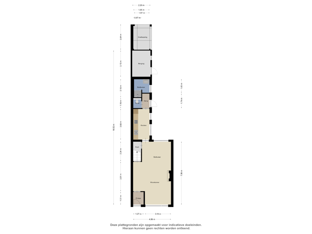 Bekijk plattegrond van Begane Grond van Brummelkampstraat 4