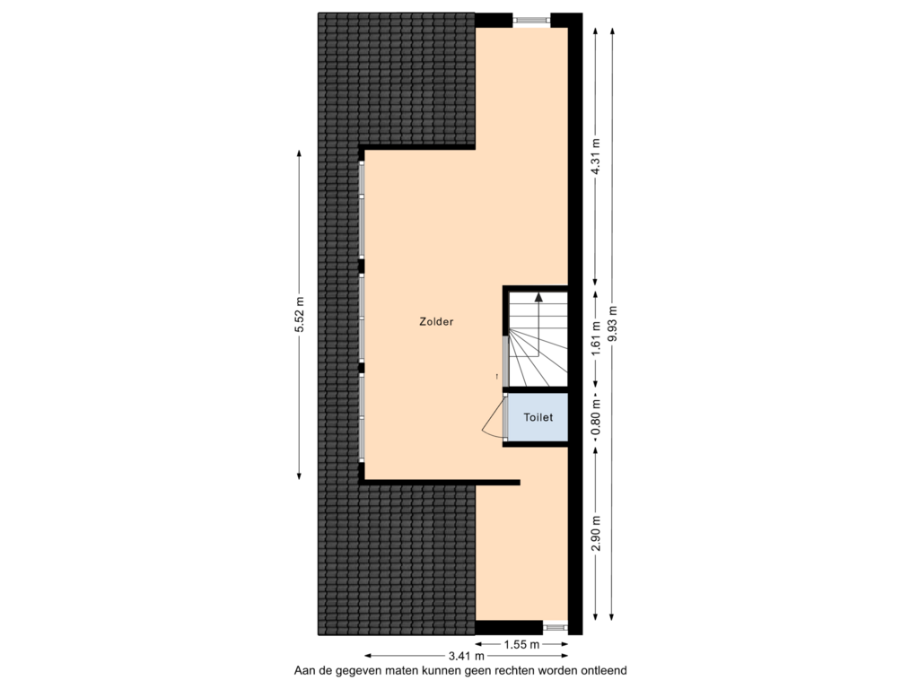 Bekijk plattegrond van 2e verdieping van Arnhemsestraat 151