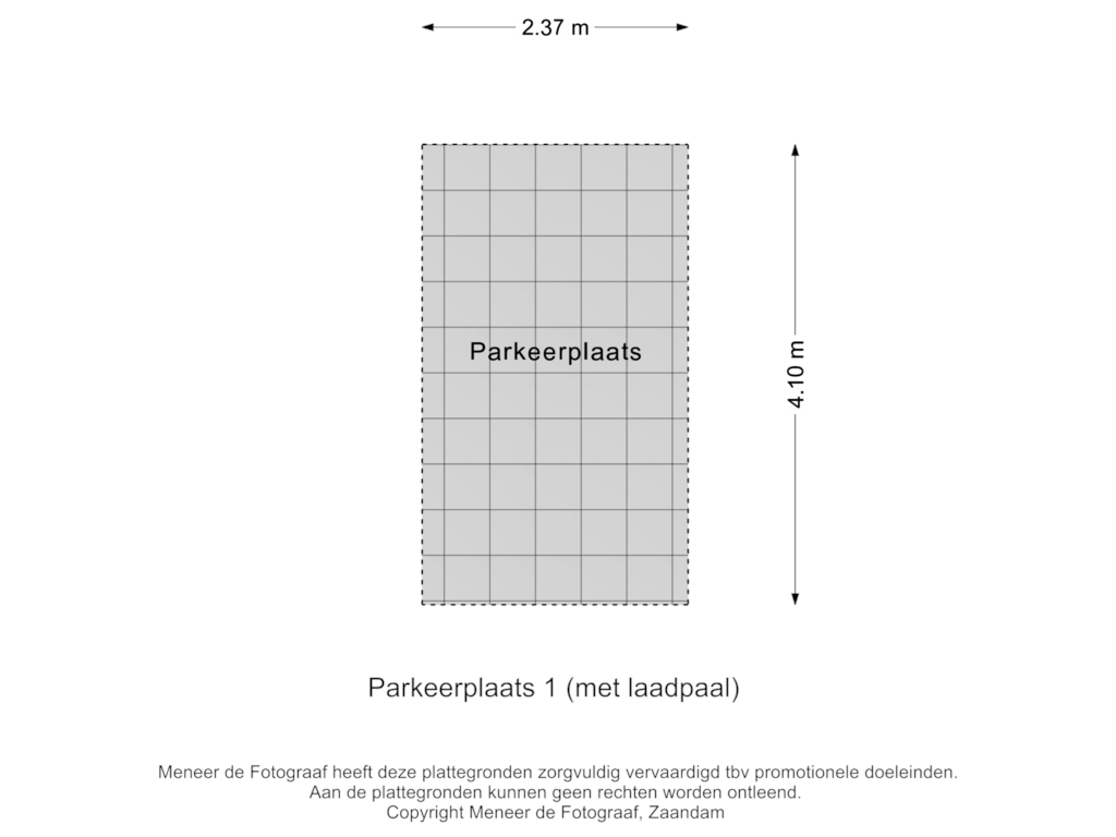 View floorplan of Parkeerplaats 1 of Beukenpad 38