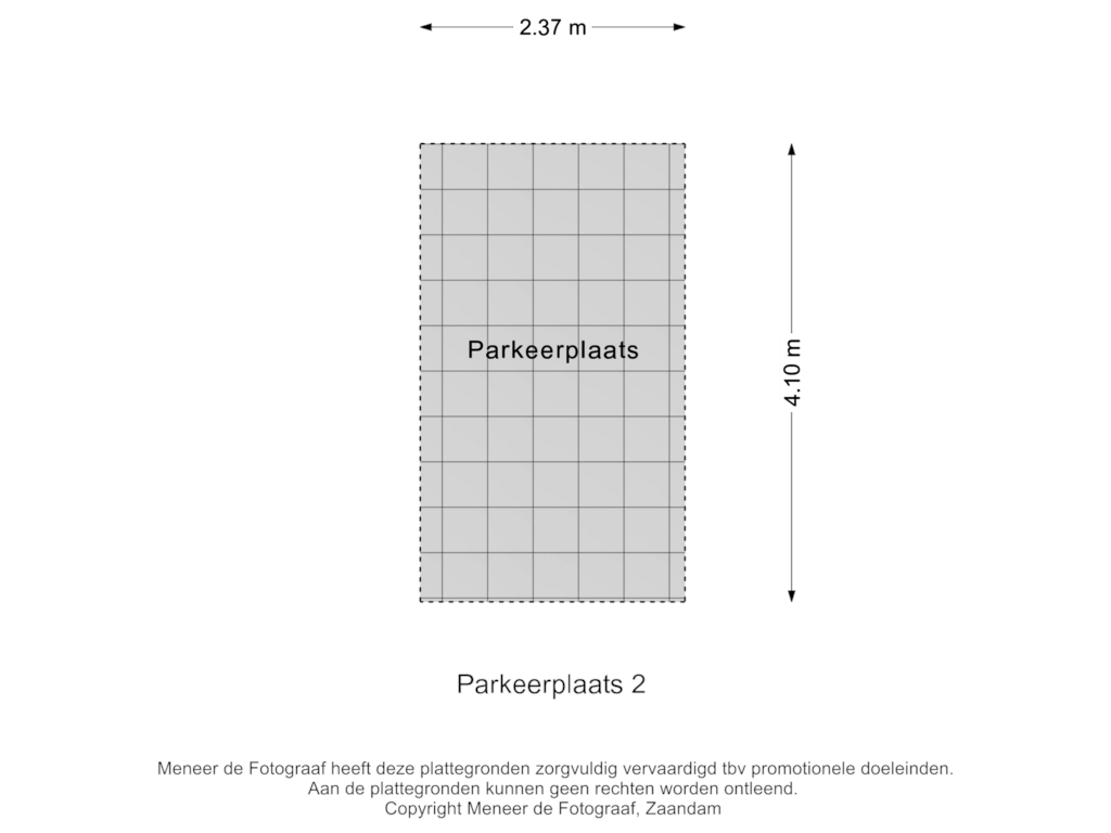 View floorplan of Parkeerplaats 2 of Beukenpad 38