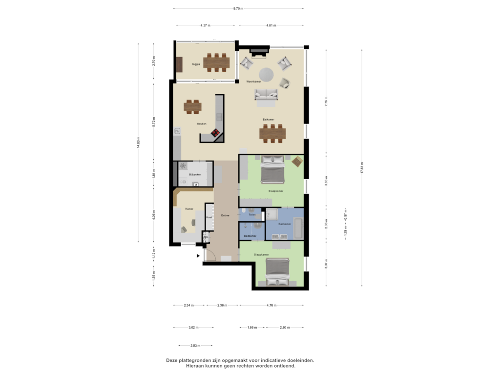 Bekijk plattegrond van Appartement van Broekkant 10