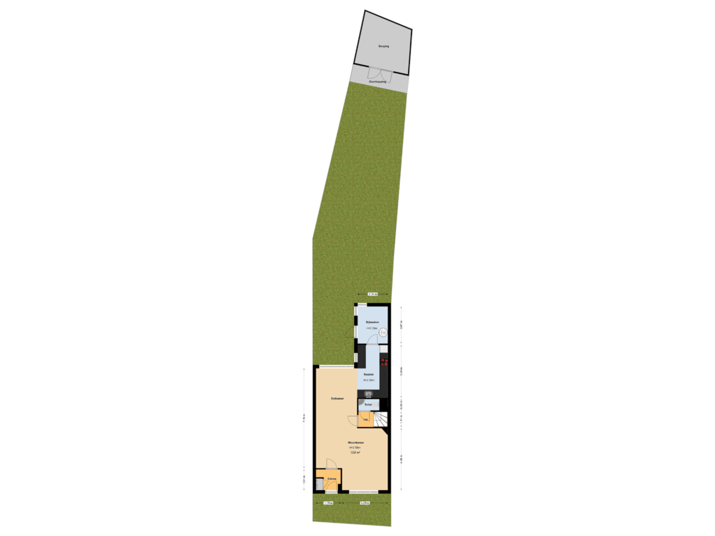 Bekijk plattegrond van Begane grond Perceel van Fregatvogel 1