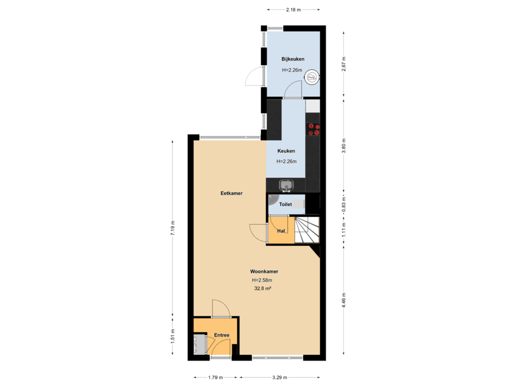 Bekijk plattegrond van Begane grond van Fregatvogel 1