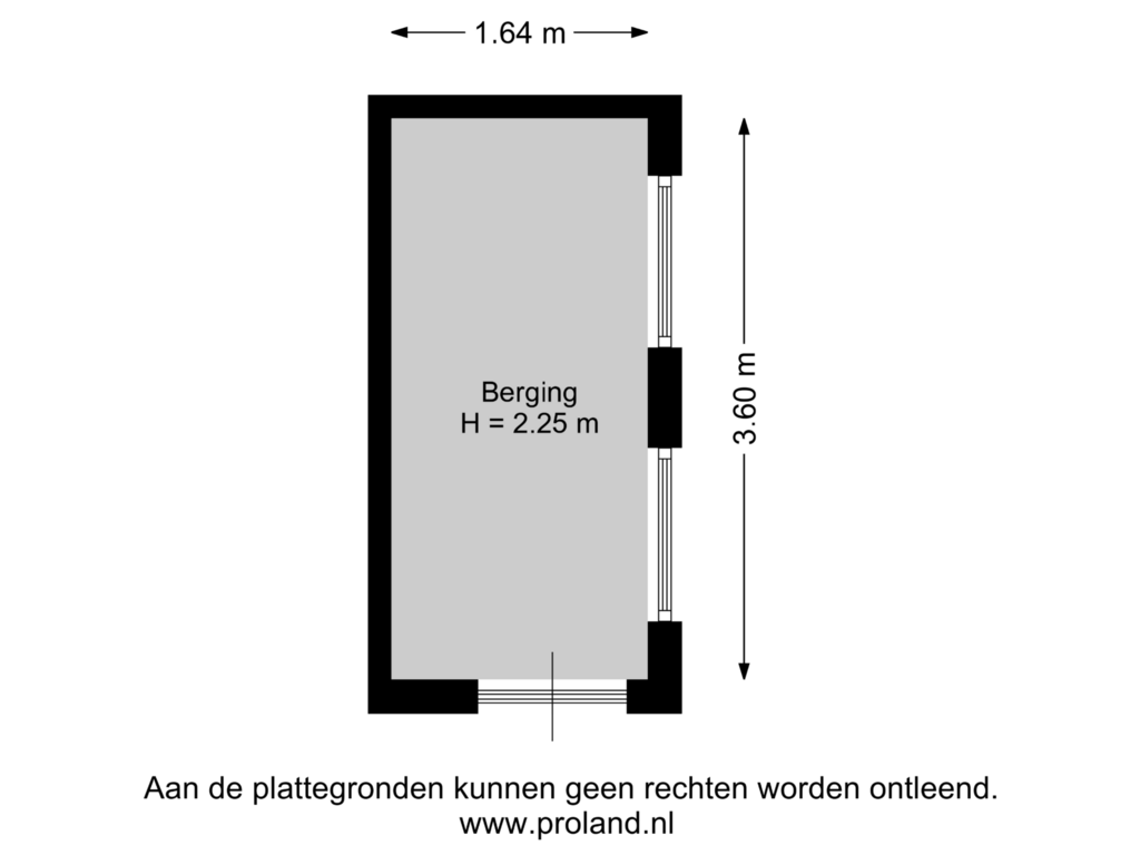 View floorplan of Berging of Karel Doormanlaan 14