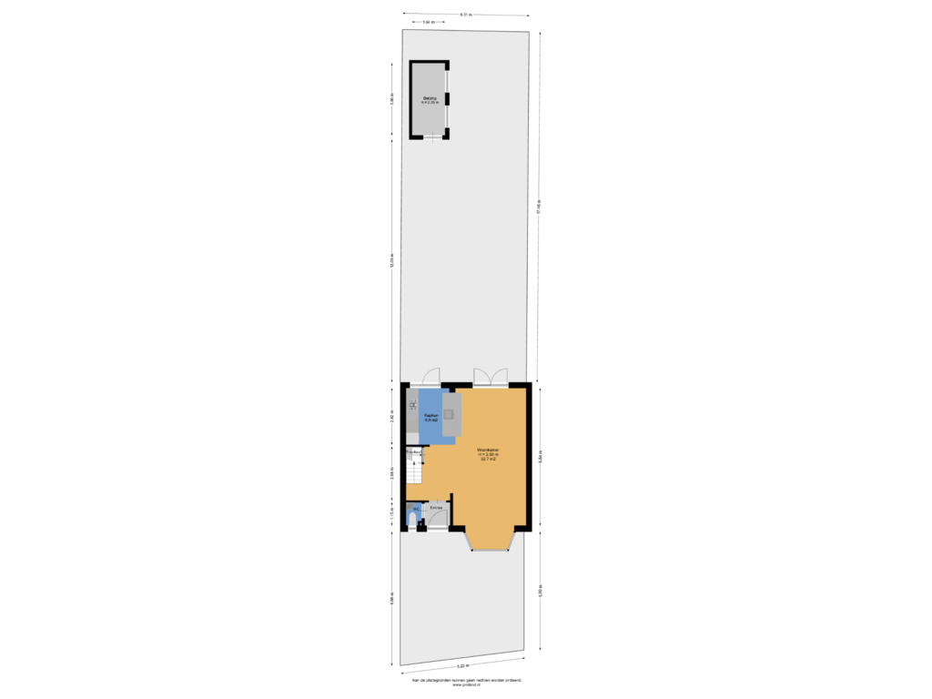 View floorplan of Begane Grond Met Kavel of Karel Doormanlaan 14