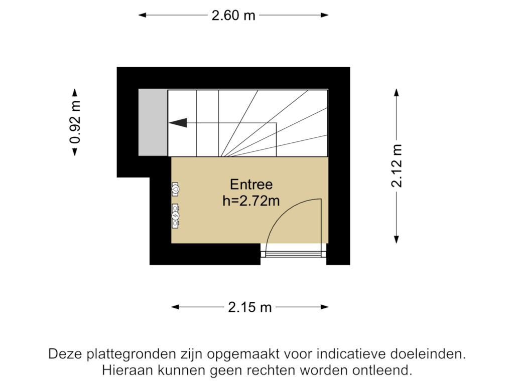 Bekijk plattegrond van Verdieping 1 van Bilthovenselaan 6