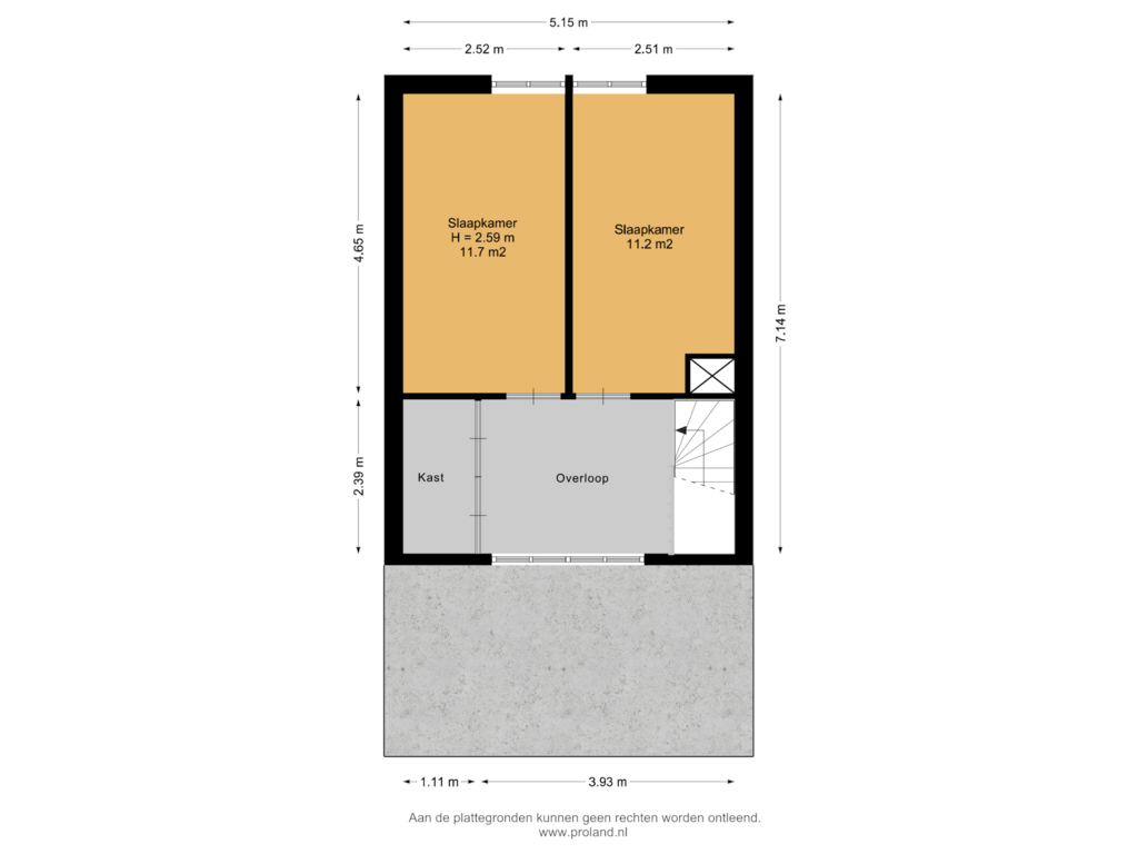 View floorplan of 2e Verdieping of Elzenmos 126