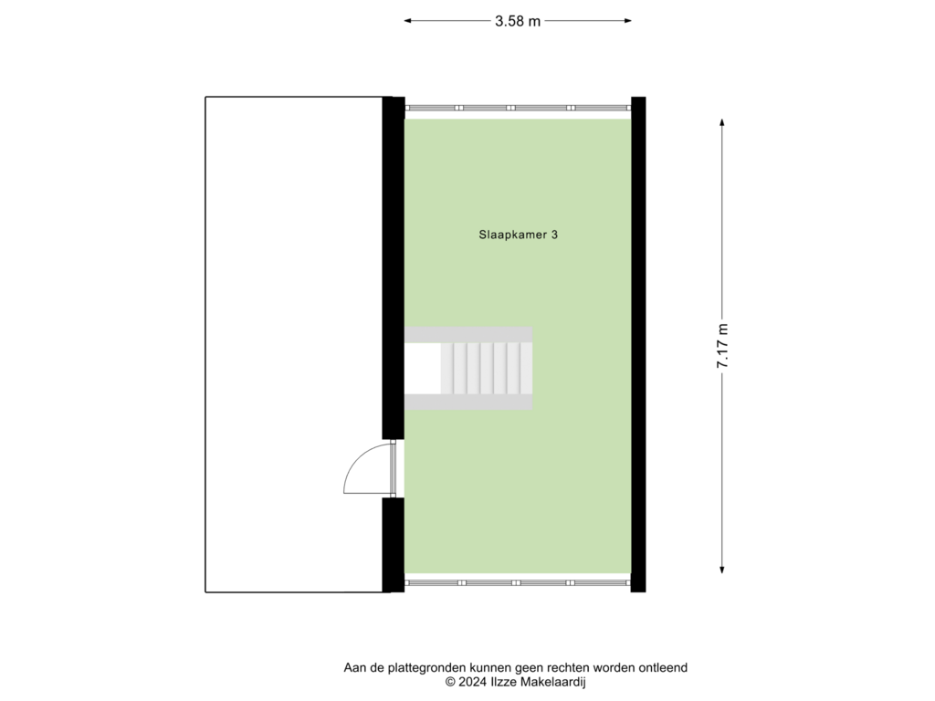 Bekijk plattegrond van Tweede verdieping van Bachlaan 26