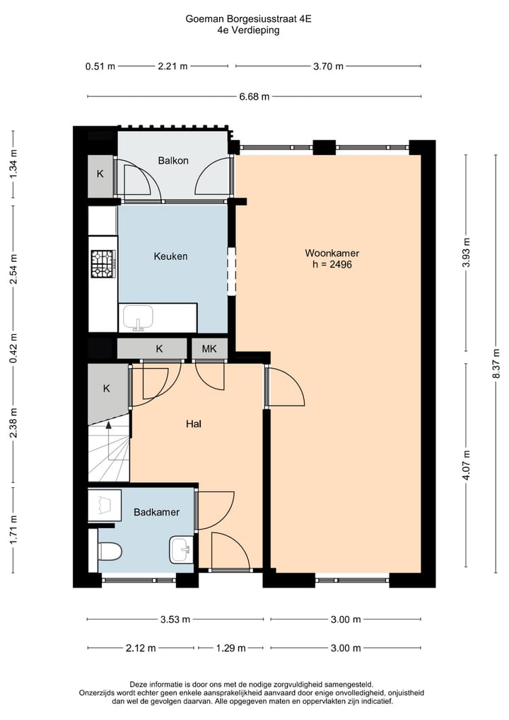 Foto 44 van Goeman Borgesiusstraat 4-E