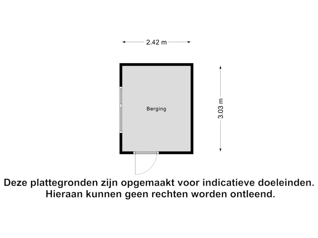 Bekijk plattegrond van Berging van Arnodreef 32