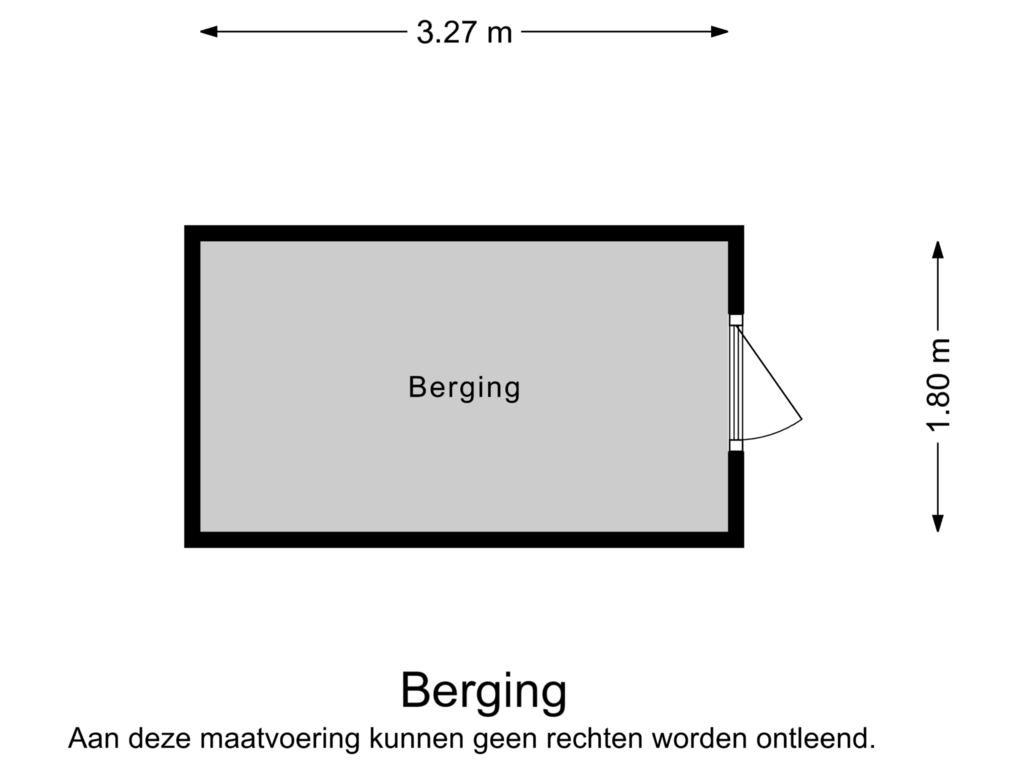 Bekijk plattegrond van Berging van Duizendschoon 31