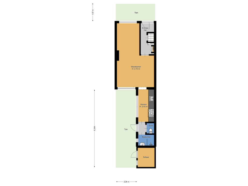 Bekijk plattegrond van Perceel van St.-Winfridusstraat 37