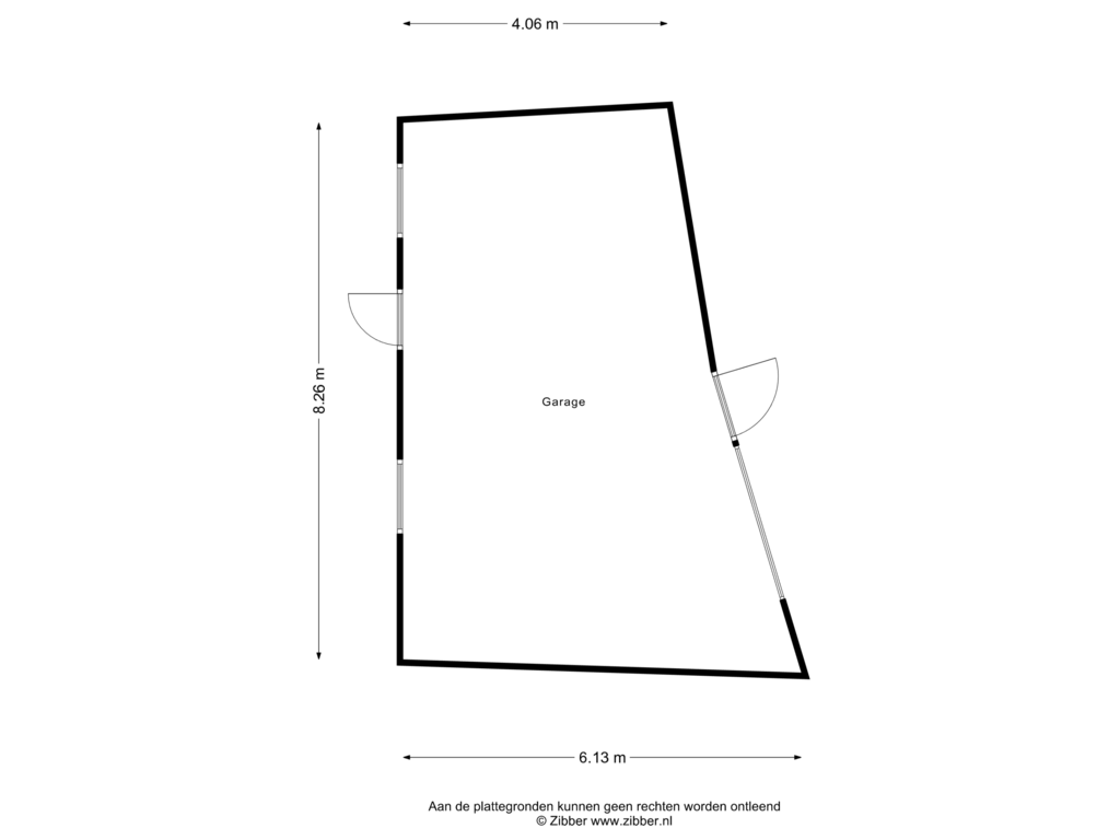 Bekijk plattegrond van Garage van Zutphenseweg 105