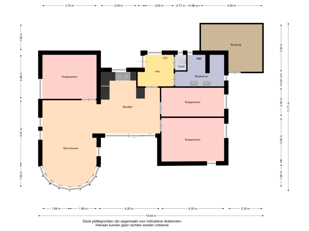 View floorplan of Begane grond of Meeuwenveld 141